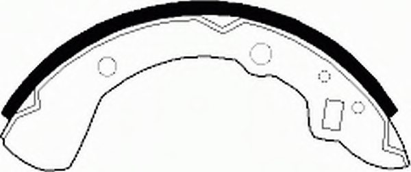 FERODO FSB172 Brake Shoe Set